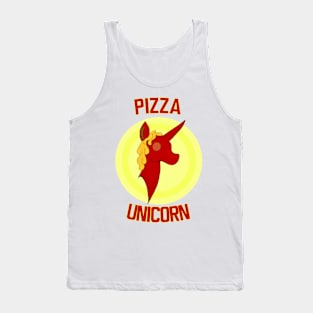 Pizza Unicorn (With Text) Tank Top